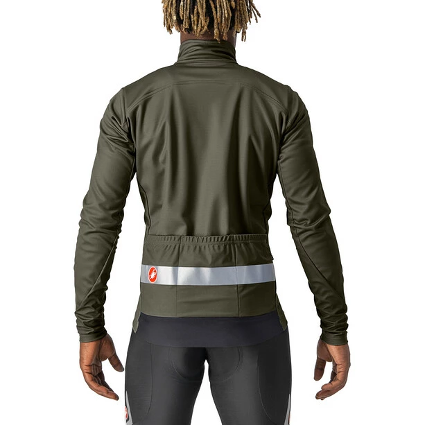 Castelli Raddoppia 3 Jacke Herren Oliv 2 Castelli Raddoppia 3 Jacke Herren Oliv – Bild 2