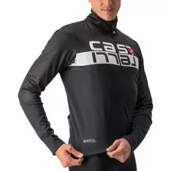Castelli Scorpione 2 Jacke Herren Schwarz -Günstiges Fahrradjacken Geschäft castelli scorpione 2 jacket men light black silver gray 4