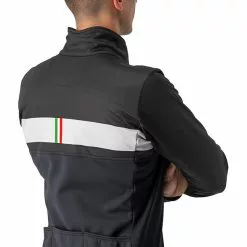 Castelli Scorpione 2 Jacke Herren Schwarz -Günstiges Fahrradjacken Geschäft castelli scorpione 2 jacket men light black silver gray 6