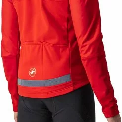 Castelli Scorpione 2 Jacke Herren Rot -Günstiges Fahrradjacken Geschäft castelli scorpione 2 jacket men red black 6