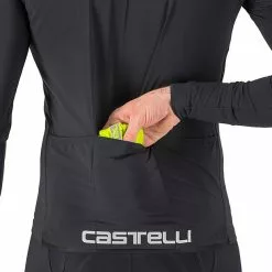 Castelli Squadra Stretch Jacke Herren Gelb -Günstiges Fahrradjacken Geschäft castelli squadra stretch jacket men electric lime dark gray 6