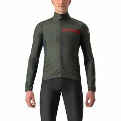 Castelli Squadra Stretch Jacke Herren Grün
