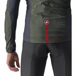 Castelli Squadra Stretch Jacke Herren Grün -Günstiges Fahrradjacken Geschäft castelli squadra stretch jacket men military green dark gray 5