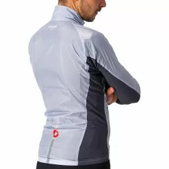Castelli Squadra Stretch Jacke Herren Silber -Günstiges Fahrradjacken Geschäft castelli squadra stretch jacket men silver grey dark grey 5