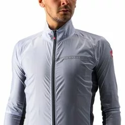 Castelli Squadra Stretch Jacke Herren Silber -Günstiges Fahrradjacken Geschäft castelli squadra stretch jacket men silver grey dark grey 6