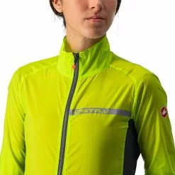 Castelli Squadra Stretch Jacke Damen Gelb 10 Castelli Squadra Stretch Jacke Damen Gelb -Günstiges Fahrradjacken Geschäft castelli squadra stretch jacket women electric lime dark gray 5