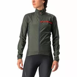 Castelli Squadra Stretch Jacke Damen Oliv