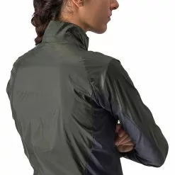 Castelli Squadra Stretch Jacke Damen Oliv -Günstiges Fahrradjacken Geschäft castelli squadra stretch jacket women military green dark gray 4