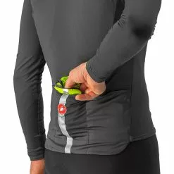 Castelli Squadra Stretch Weste Herren Grün/grau -Günstiges Fahrradjacken Geschäft castelli squadra stretch vest men electric lime dark gray 5