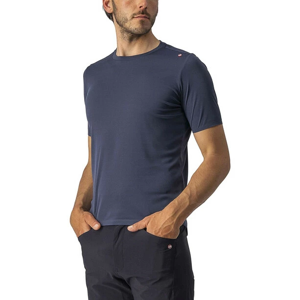 Castelli Tech 2 T-Shirt Herren Blau 1 Castelli Tech 2 T-Shirt Herren Blau