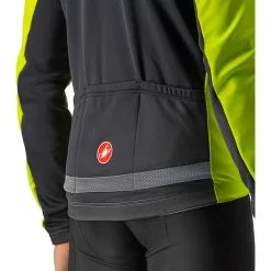Castelli Transition 2 Jacke Herren Gelb -Günstiges Fahrradjacken Geschäft castelli transition 2 jacket men electric lime dark gray black 3
