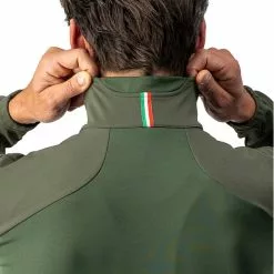 Castelli Transition 2 Jacke Herren Oliv -Günstiges Fahrradjacken Geschäft castelli transition 2 jacket men military green red reflex 5