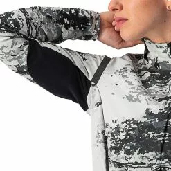 Castelli Unlimited Perfetto RoS 2 Jacke Damen Grau/weiß -Günstiges Fahrradjacken Geschäft castelli unlimited perfetto ros 2 jacket women birch green 4