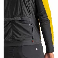 Castelli Unlimited Puffy Jacke Herren Gelb/schwarz -Günstiges Fahrradjacken Geschäft castelli unlimited puffy jacket men goldenrod dark gray 3