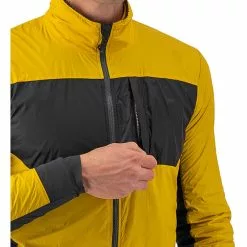 Castelli Unlimited Puffy Jacke Herren Gelb/schwarz -Günstiges Fahrradjacken Geschäft castelli unlimited puffy jacket men goldenrod dark gray 5
