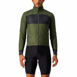 Castelli Unlimited Puffy Jacke Herren Oliv