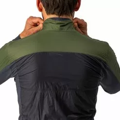 Castelli Unlimited Puffy Jacke Herren Oliv -Günstiges Fahrradjacken Geschäft castelli unlimited puffy jacket men light military green dark grey 5