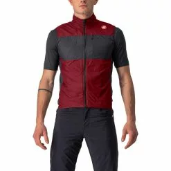 Castelli Unlimited Puffy Weste Herren Rot/schwarz