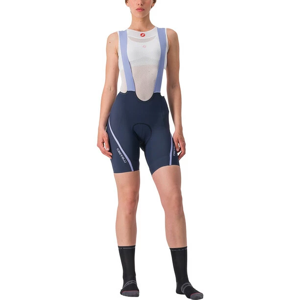 Castelli Velocissima 3 Trägershorts Damen Blau 1 Castelli Velocissima 3 Trägershorts Damen Blau
