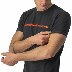 Castelli Ventaglio Tee Herren Schwarz -Günstiges Fahrradjacken Geschäft castelli ventaglio tee men black red 3