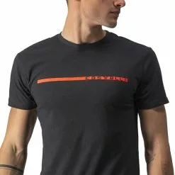 Castelli Ventaglio Tee Herren Schwarz -Günstiges Fahrradjacken Geschäft castelli ventaglio tee men black red 4