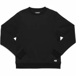 Chrome Issued Rundhals Fleece Herren Schwarz