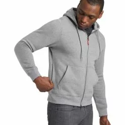 Chrome Issued Fleece Hoodie Herren Grau -Günstiges Fahrradjacken Geschäft chrome issued fleece hoodie men castlerock heather 4