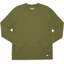 Chrome Issued Langarm Tee Herren Oliv