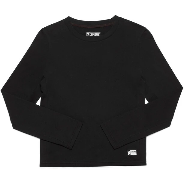 Chrome Issued Langarm Tee Damen Schwarz 1 Chrome Issued Langarm Tee Damen Schwarz