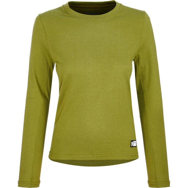 Chrome Issued Langarm Tee Damen Oliv 1 Chrome Issued Langarm Tee Damen Oliv