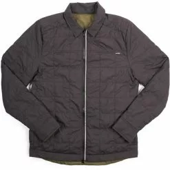 Chrome Two Way Insulated Shacket Herren Schwarz/oliv