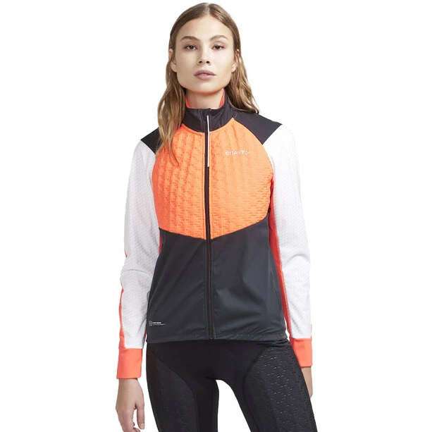 Craft ADV Bike SubZ Lumen Jacke Damen Schwarz/orange 2 Craft ADV Bike SubZ Lumen Jacke Damen Schwarz/orange – Bild 2