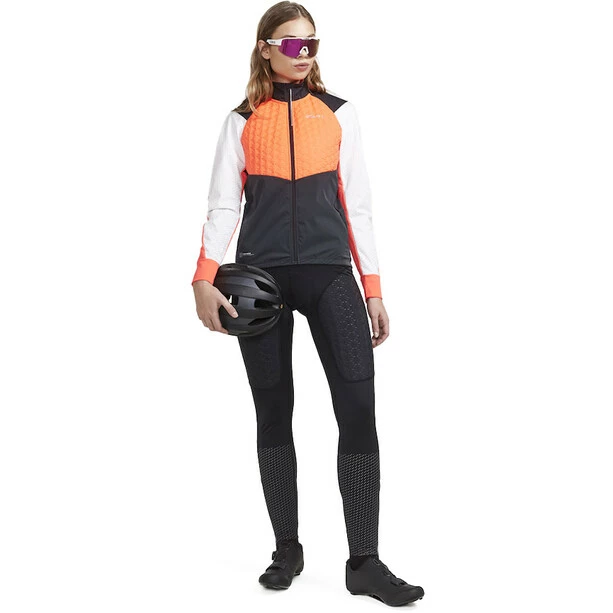 Craft ADV Bike SubZ Lumen Jacke Damen Schwarz/orange 6 Craft ADV Bike SubZ Lumen Jacke Damen Schwarz/orange – Bild 6