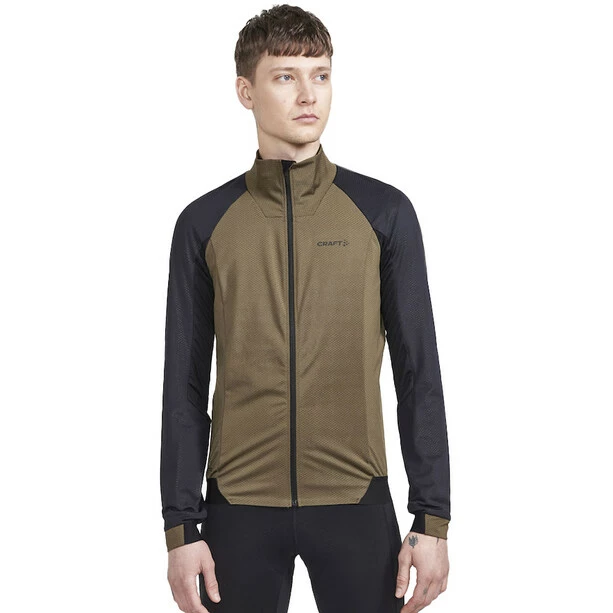 Craft ADV Bike Subzero Jacke Herren Oliv/blau 2 Craft ADV Bike Subzero Jacke Herren Oliv/blau – Bild 2