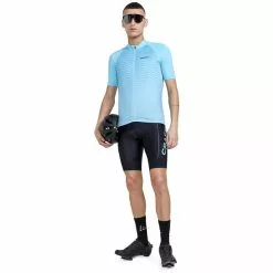 Craft ADV Endur Trägershorts Herren Türkis/schwarz -Günstiges Fahrradjacken Geschäft craft adv endur bib shorts men black aquamarine 5