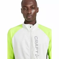 Craft Core Bike SubZ Lumen Jacke Herren Weiß/grün -Günstiges Fahrradjacken Geschäft craft core bike subz lumen jacket men flumino ash white 5