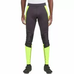 Craft Core Bike SubZ Lumen Winddichte Tights Herren Schwarz/gelb
