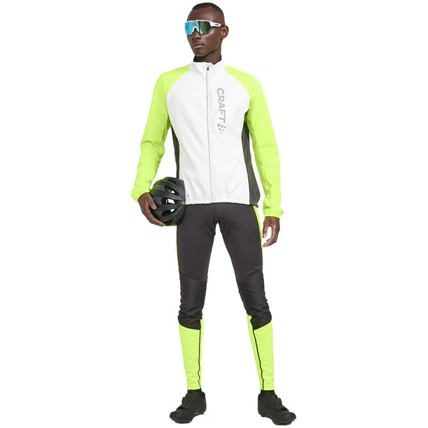 Craft Core Bike SubZ Lumen Winddichte Tights Herren Schwarz/gelb 3 Craft Core Bike SubZ Lumen Winddichte Tights Herren Schwarz/gelb – Bild 3