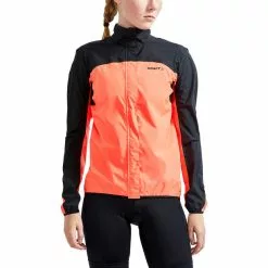 Craft Core Endur Hydro Jacke Damen Orange/schwarz -Günstiges Fahrradjacken Geschäft craft core endur hydro jacket women black shock 6