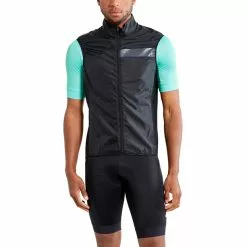 Craft Essence Light Wind Weste Herren Schwarz 8 Craft Essence Light Wind Weste Herren Schwarz -Günstiges Fahrradjacken Geschäft craft essence light wind vest men black 3