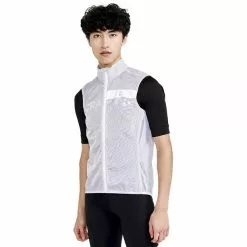 Craft Essence Light Wind Weste Herren Weiß -Günstiges Fahrradjacken Geschäft craft essence light wind vest men white 4