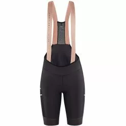 Craft Pro Gravel Trägershorts Damen Schwarz/orange