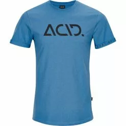 Cube-acid Cube ACID Classic Logo Organic T-Shirt Herren Blau