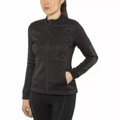 Cube AM Midlayer Jacke Damen Schwarz -Günstiges Fahrradjacken Geschäft cube am midlayer jacke damen black 1