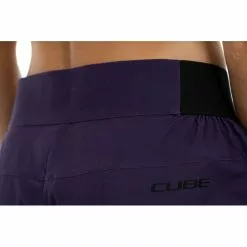 Cube ATX CMPT Baggy Shorts Damen Schwarz -Günstiges Fahrradjacken Geschäft cube atx cmpt baggy shorts women violet 5