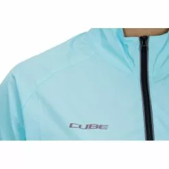 Cube ATX CMPT Windjacke Damen Türkis -Günstiges Fahrradjacken Geschäft cube atx cmpt wind jacket women blue 4