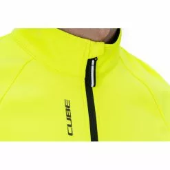 Cube ATX Safety Softshell Jacke Herren Gelb -Günstiges Fahrradjacken Geschäft cube atx safety softshell jacket men neon yellow 5