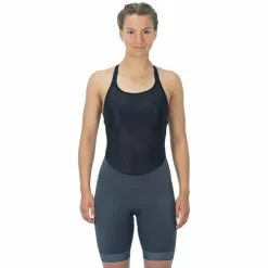 Cube Blackline Trägerhose Kurz Damen Grau/schwarz -Günstiges Fahrradjacken Geschäft cube blackline bib pants short women grey 2