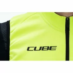 Cube Blackline Safety Softshell Weste Herren Gelb -Günstiges Fahrradjacken Geschäft cube blackline safety softshell vest men neon yellow 5