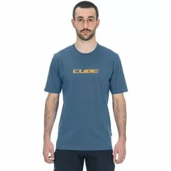 Cube Mountains Organic T-Shirt Herren Blau